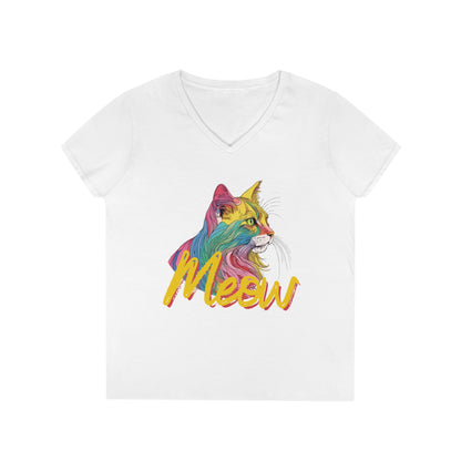 MEOW | Women's V-Neck T-Shirt