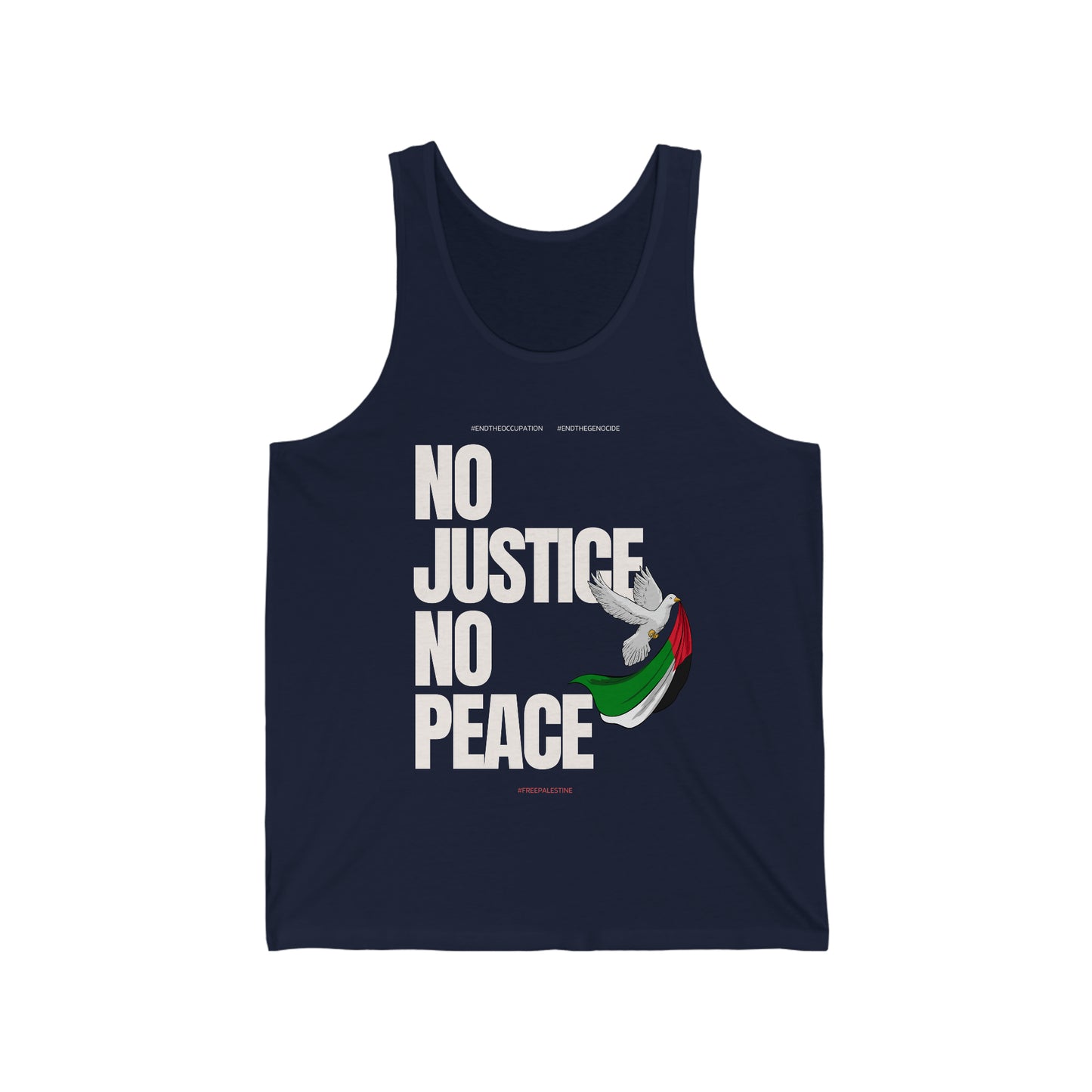 NO JUSTICE, NO PEACE | Unisex Jersey Tank