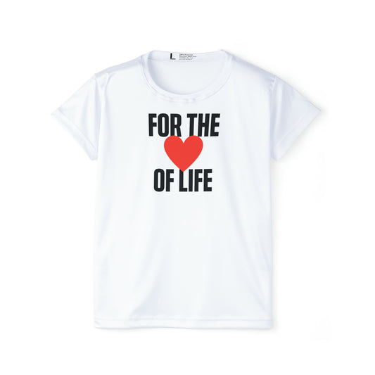 LOVE OF LIFE | Women's Sports Jersey | WHITE